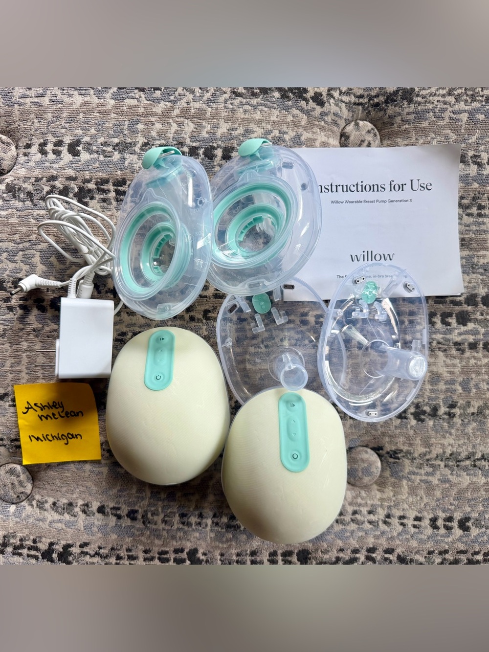 Willow 360 Wearable Breast Pump Units and Replacement Flanges